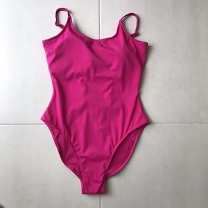 Pink Women's One Piece Swimsuit